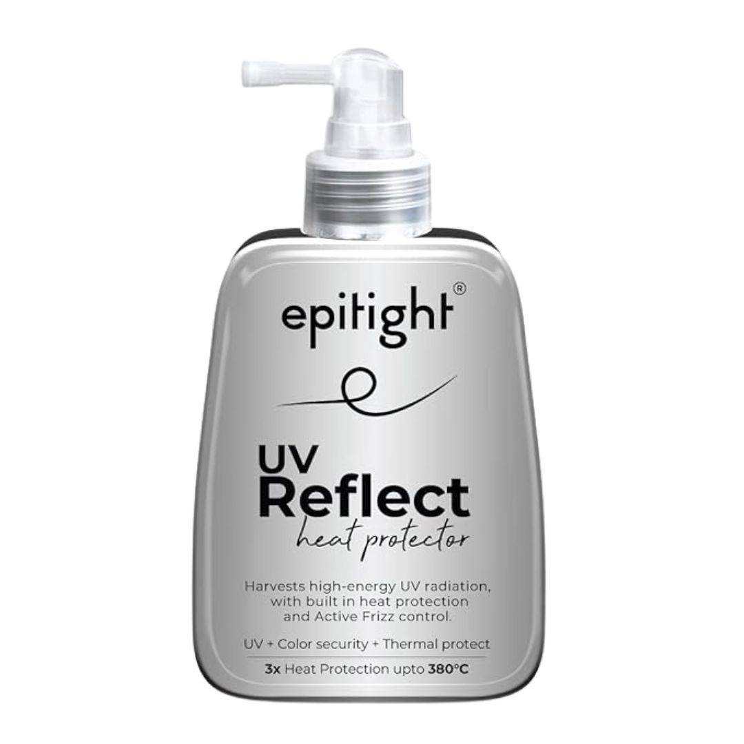 Epitight UV Reflect Heat Protector Spray | SPF For Hair | Lightweight and Non-Greasy | Active Frizz Control | UV + Colour Protection + Heat Protection upto 380°C | 120ml